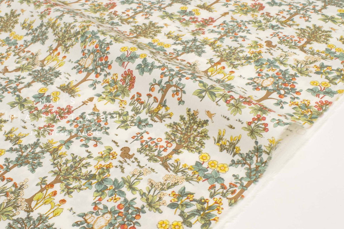 Japanese Fabric The Orchard Farm - A - 50cm
