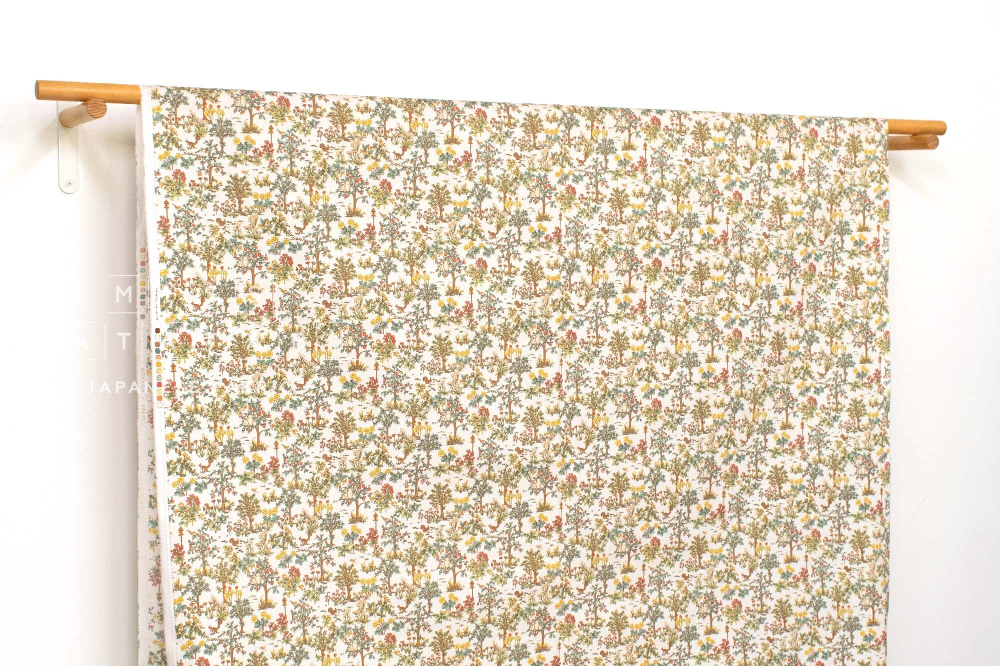 Japanese Fabric The Orchard Farm - A - 50cm