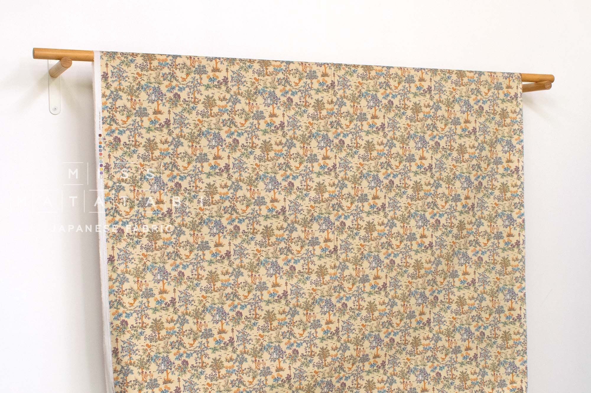 Japanese Fabric The Orchard Farm - C - 50cm