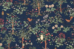 Japanese Fabric The Orchard Farm - E - 50cm