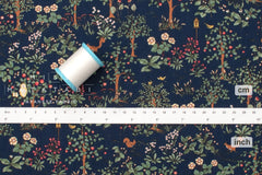 Japanese Fabric The Orchard Farm - E - 50cm