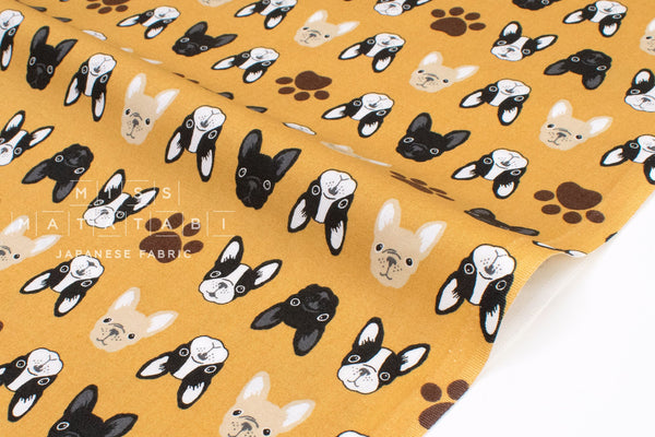 Japanese Fabric The Frenchies - C - 50cm