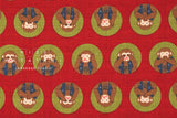 Japanese Fabric Three Wise Monkeys - A - 50cm