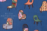 Japanese Fabric All the Chairs - E - 50cm