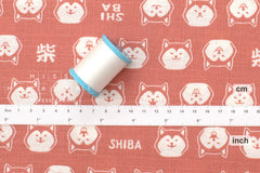 Japanese Fabric Shiba Dog - pink - 50cm