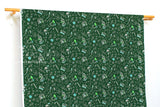 Japanese Fabric Science Experiments - green - 50cm