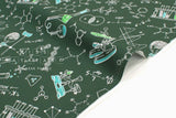Japanese Fabric Science Experiments - green - 50cm