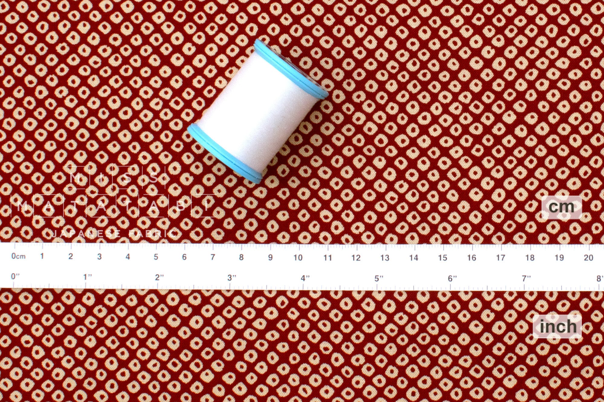 Japanese Fabric Kanoko Shibori Print - 5B - 50cm