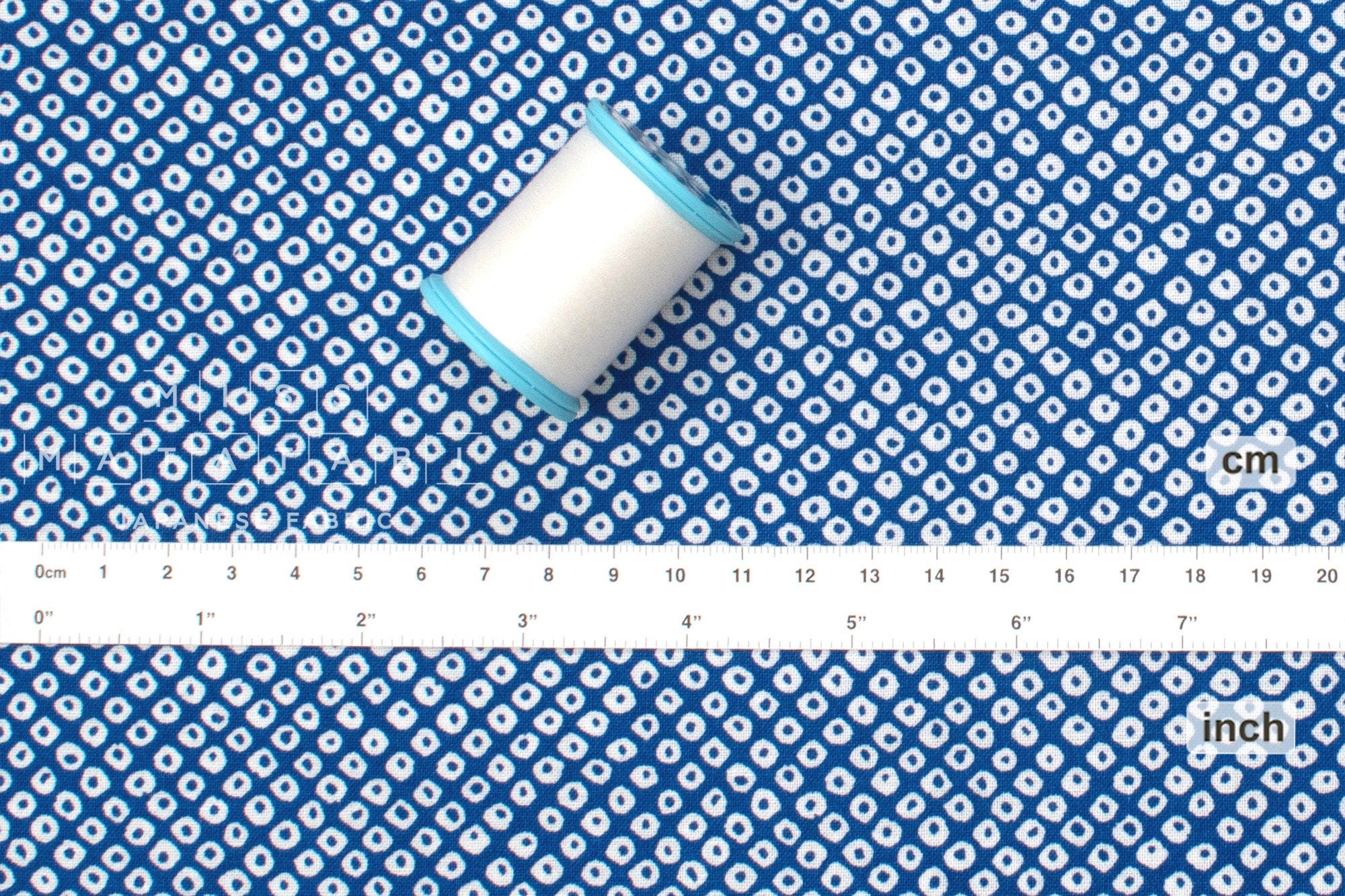 Japanese Fabric Kanoko Shibori Print - 5E - 50cm