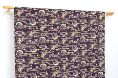 Japanese Fabric Thunder and Lightning - C - 50cm
