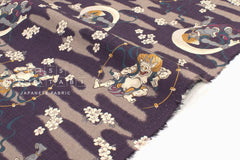 Japanese Fabric Thunder and Lightning - C - 50cm