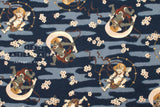 Japanese Fabric Maneki Neko - D - 50cm