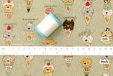 Japanese Fabric Icecream Cats - D - 50cm
