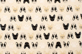 Japanese Fabric The Frenchies - B - 50cm