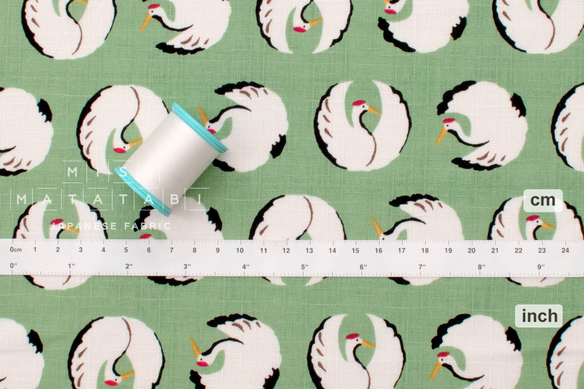 Japanese Fabric Tsuru Cranes - B - 50cm