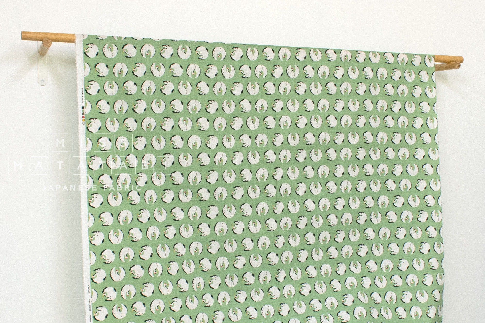 Japanese Fabric Tsuru Cranes - B - 50cm