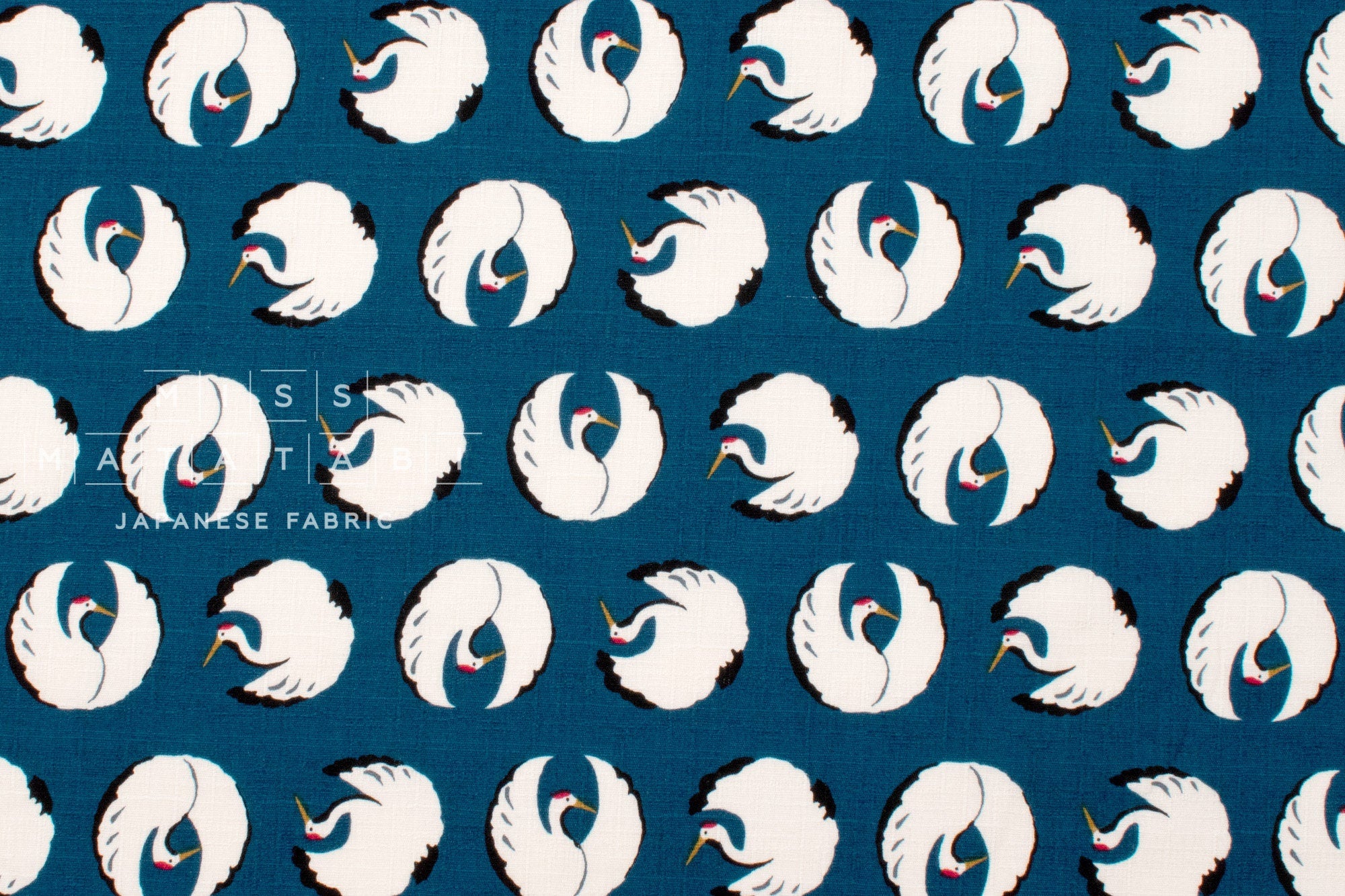 Japanese Fabric Tsuru Cranes - E - 50cm