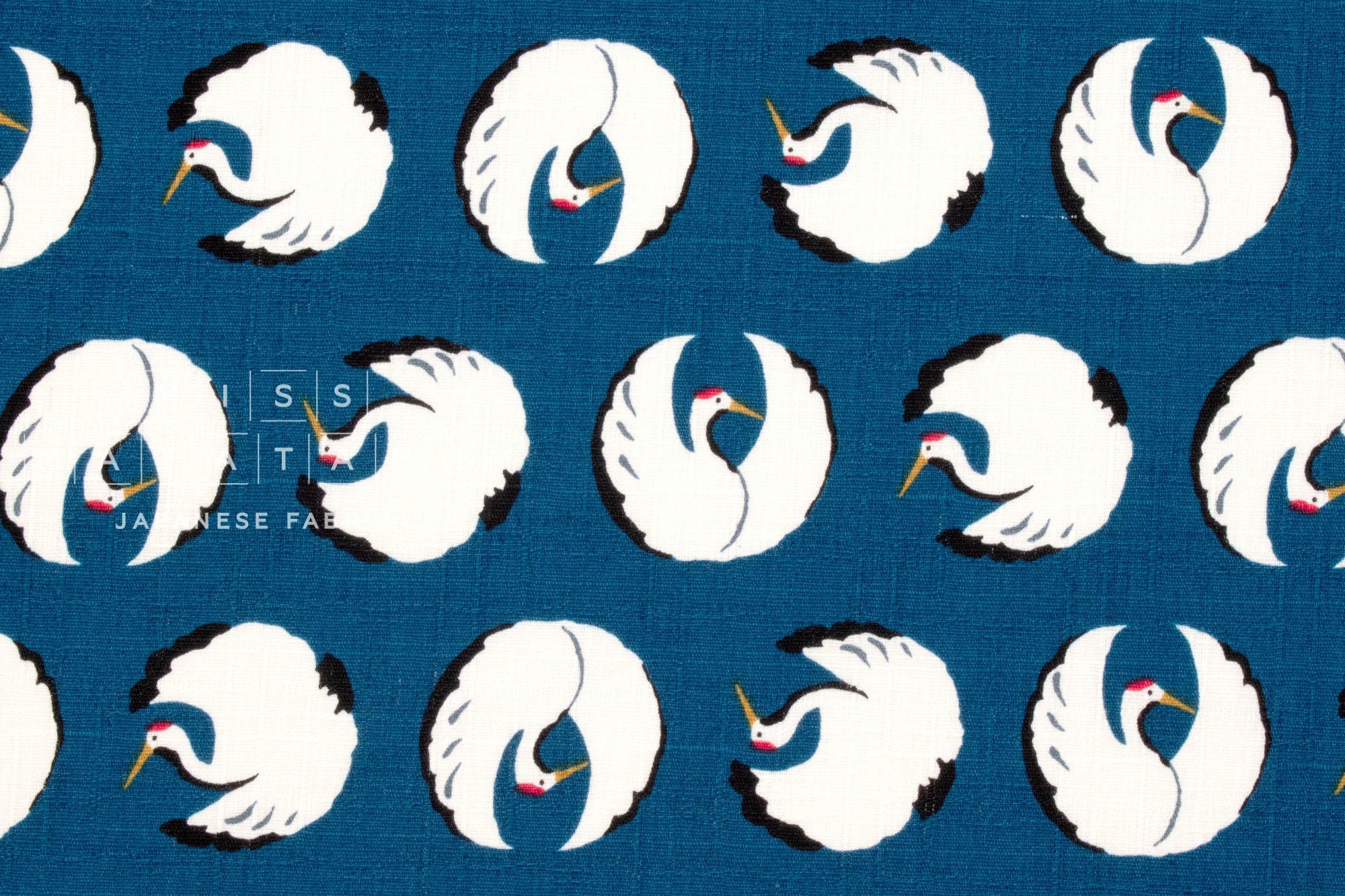 Japanese Fabric Tsuru Cranes - E - 50cm