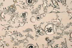 Japanese Fabric Choju-giga - A - 50cm