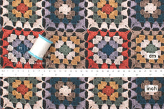 Japanese Fabric Like Crochet Print - 50cm