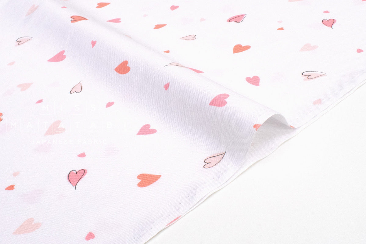 Japanese Fabric Love Hearts - A - 50cm