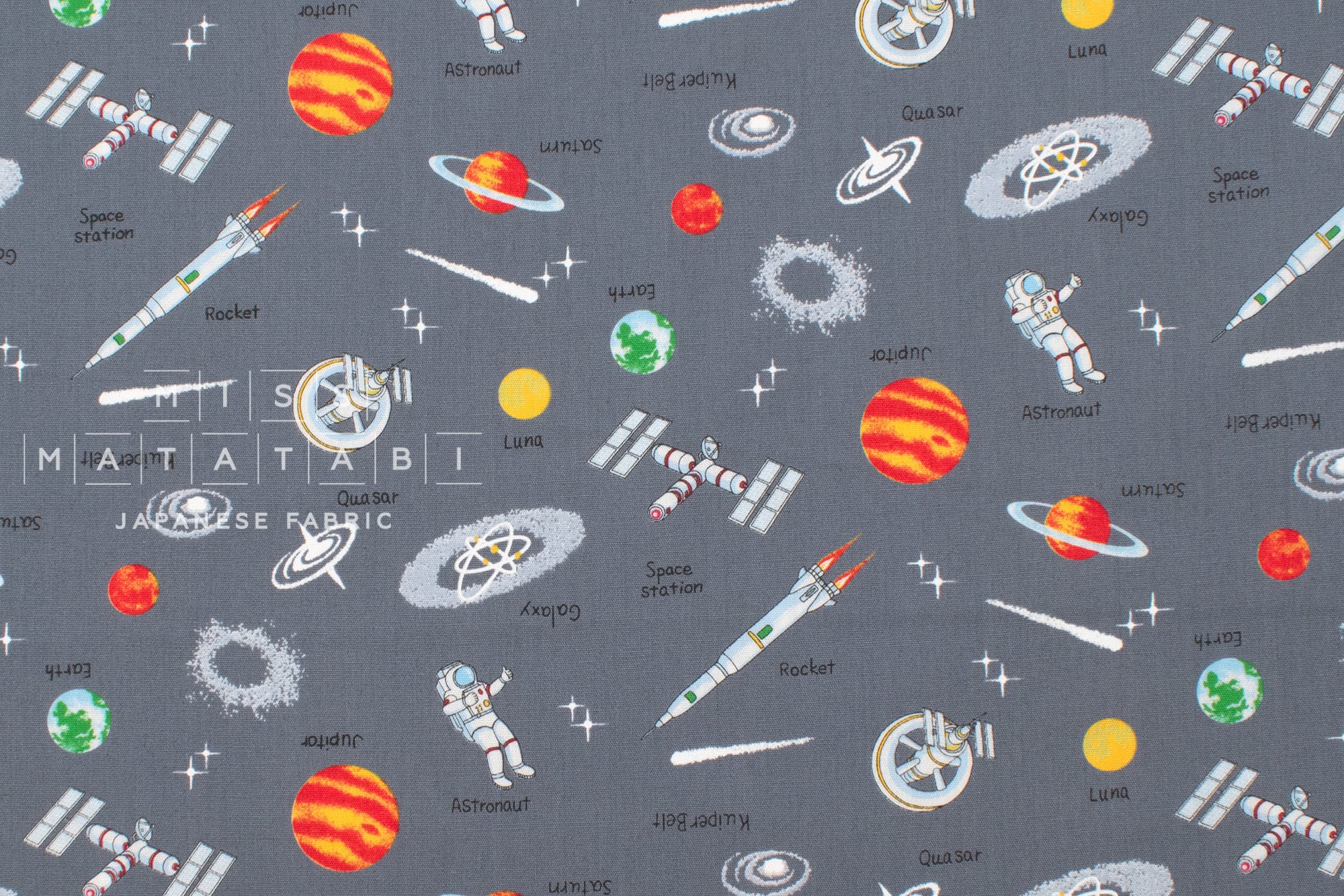 Japanese Fabric Lost in Space - 50cm