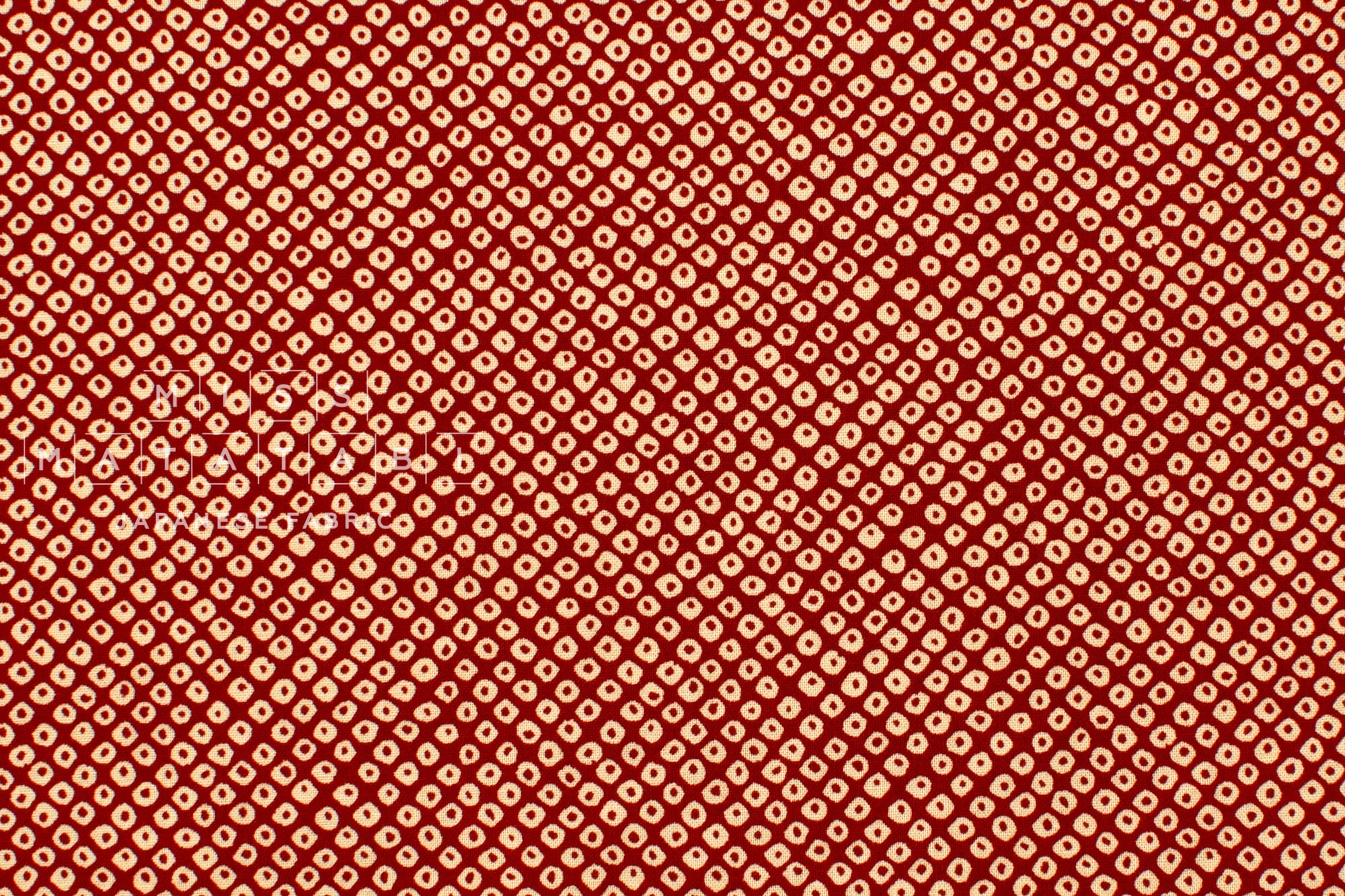 Japanese Fabric Kanoko Shibori Print - 5B - 50cm