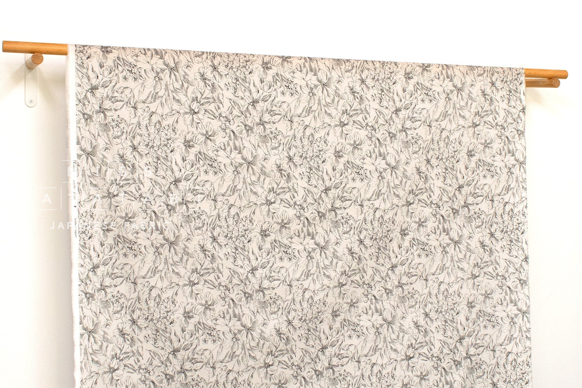 DEADSTOCK Japanese Fabric Hatake Flowers - 50cm