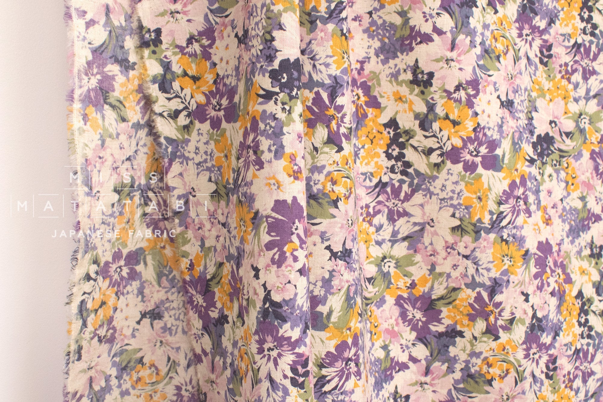 DEADSTOCK Japanese Fabric Field of Flowers - 50cm