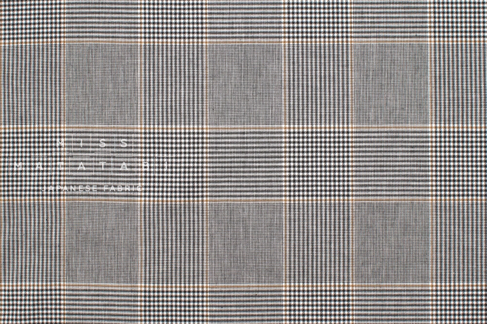 DEADSTOCK Japanese Fabric Yarn Dyed Glen Plaid - 50cm