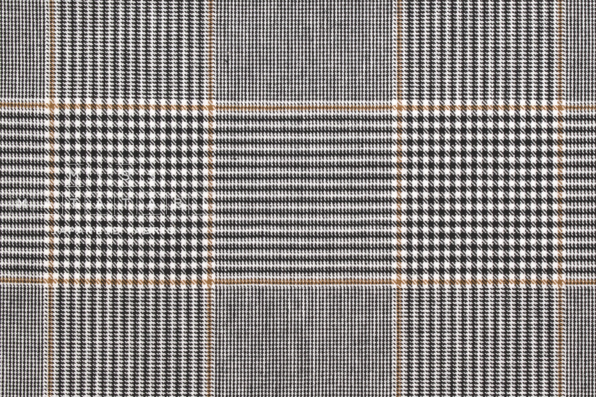 DEADSTOCK Japanese Fabric Yarn Dyed Glen Plaid - 50cm