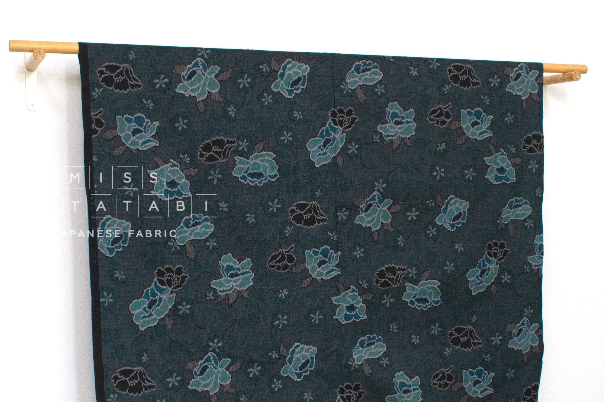 Japanese Fabric Hana Chirashi Tsumugi - B - 50cm