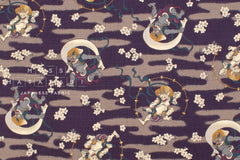 Japanese Fabric Thunder and Lightning - C - 50cm