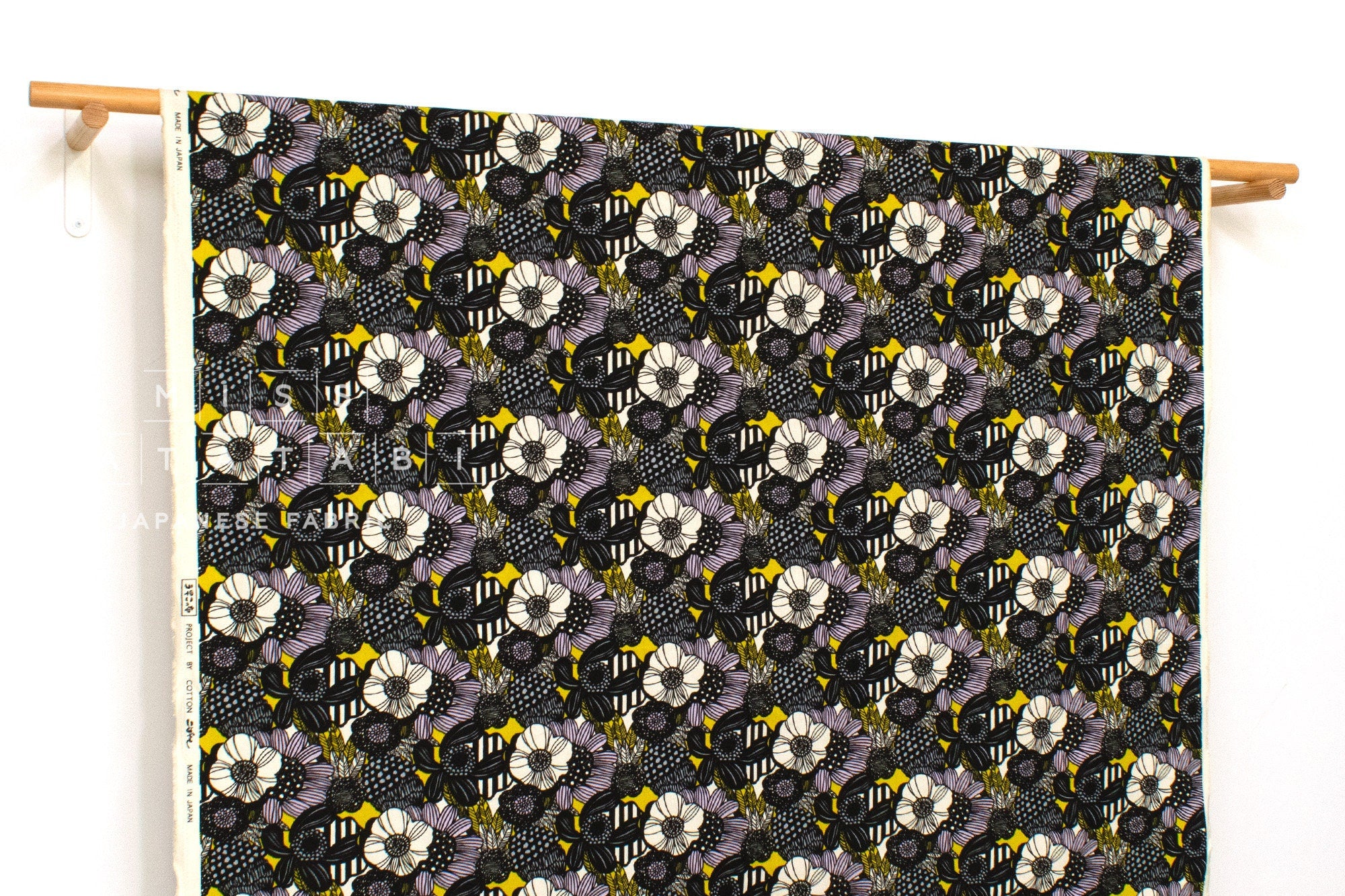 Japanese Fabric Wild Floral - D - 50cm