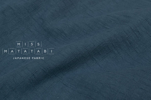 Japanese Fabric Momiji Tsumugi Washed Dobby - noran - 50cm