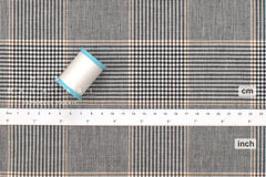 DEADSTOCK Japanese Fabric Yarn Dyed Glen Plaid - 50cm
