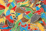 Japanese Fabric The Phoenix - A - 50cm