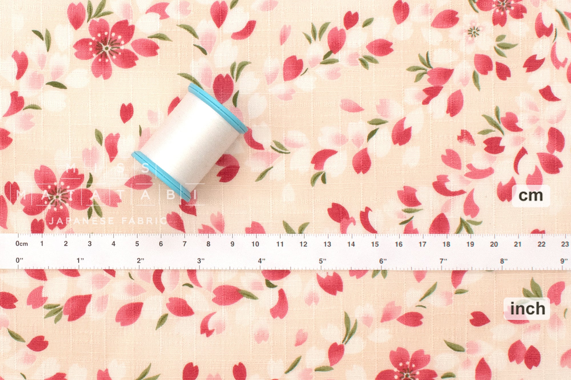 Japanese Fabric The Sakura River - A - 50cm