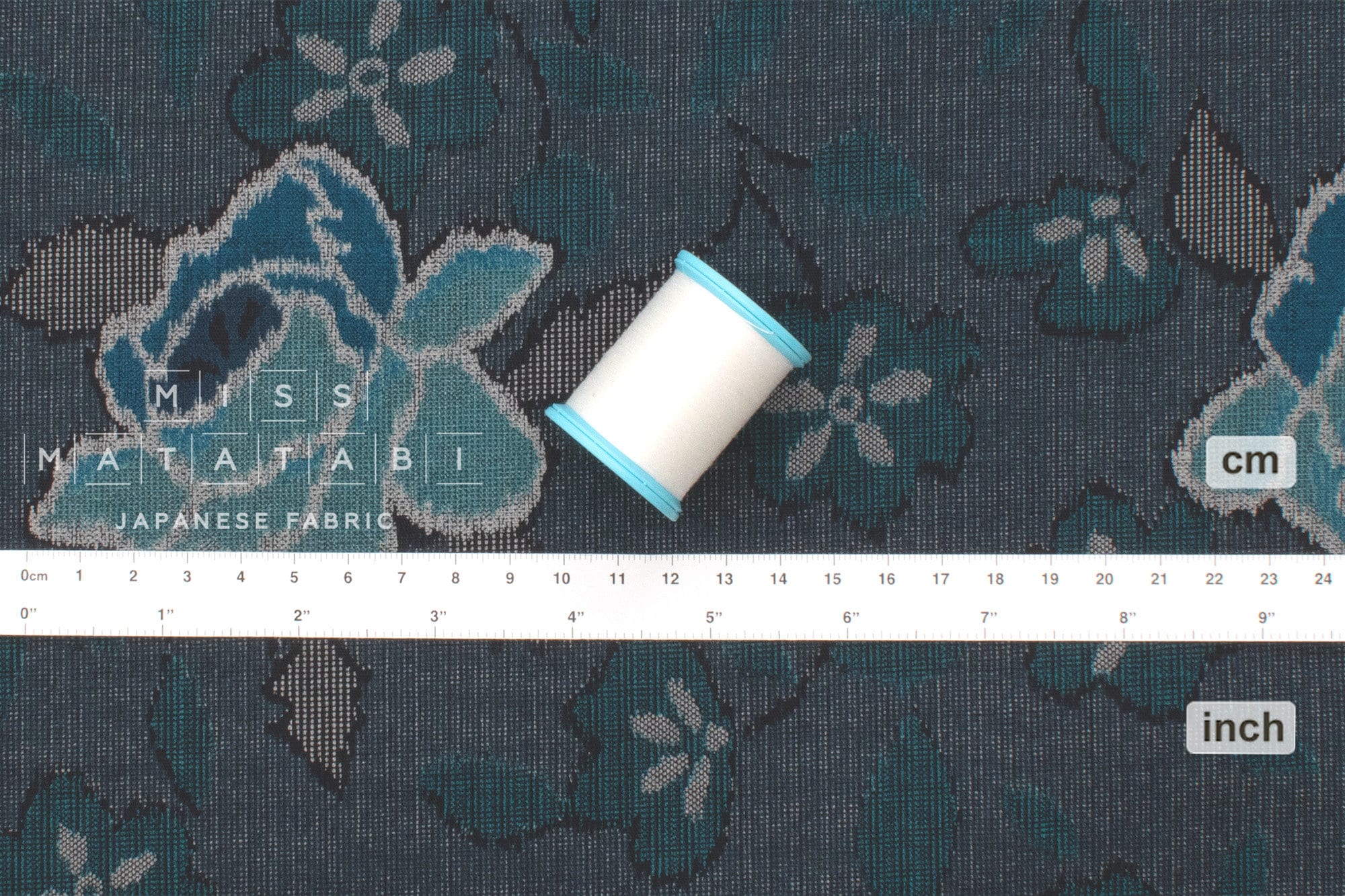 Japanese Fabric Hana Chirashi Tsumugi - B - 50cm