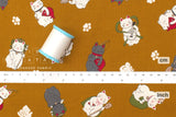 Japanese Fabric Seven Lucky Cats - C - 50cm