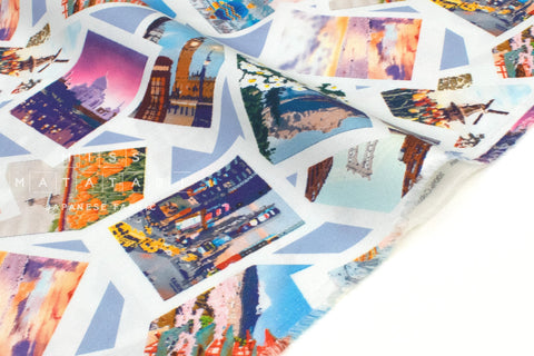 Japanese Fabric Travel Polaroids - B - 50cm
