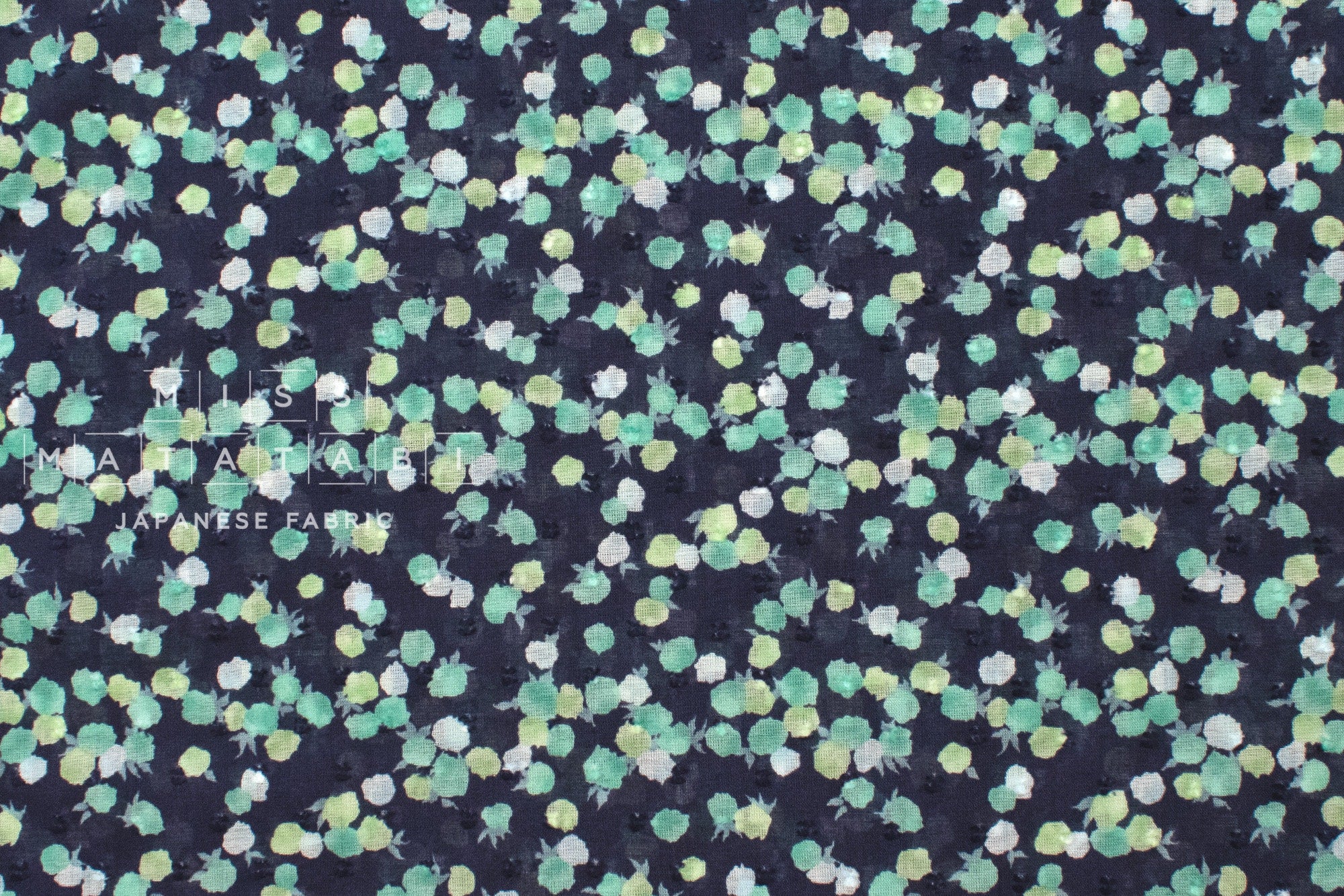 Japanese Fabric Swiss Dots Dobby - D - 50cm