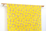 DEADSTOCK Japanese Fabric Big Dots - yellow - 50cm