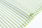 DEADSTOCK Japanese Fabric Yarn Dyed Stripes - green - 50cm