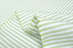 DEADSTOCK Japanese Fabric Yarn Dyed Stripes - green - 50cm