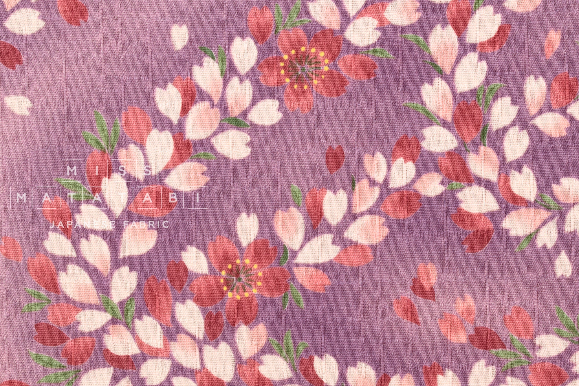 Japanese Fabric The Sakura River - D - 50cm