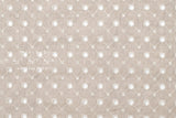 DEADSTOCK - Japanese Fabric Embroidered Eyelet Linen - ecru - 50cm