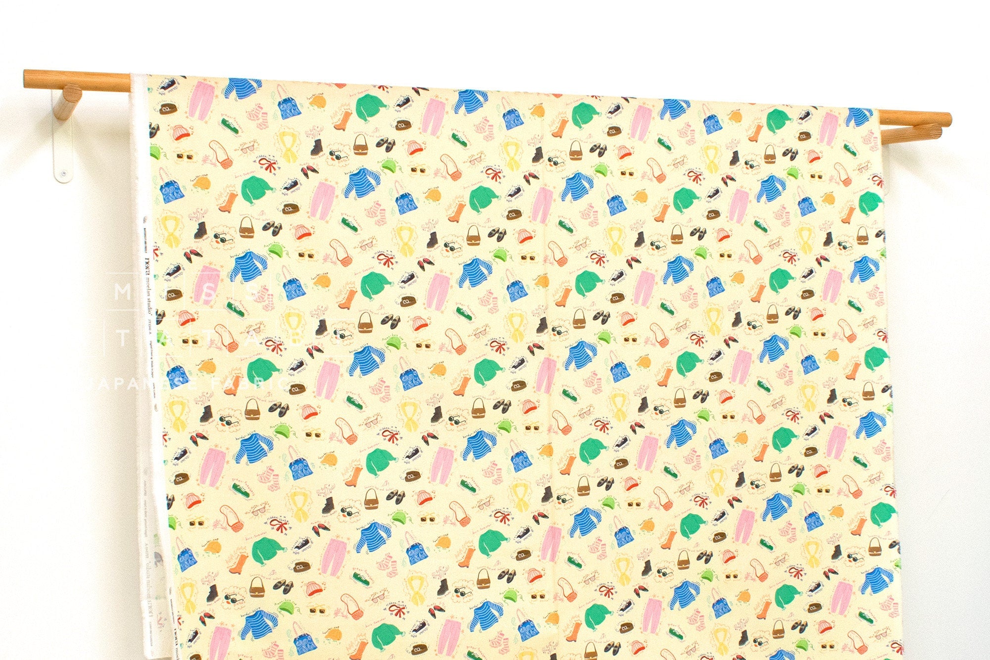 Japanese Fabric Let's Get Ready - A - 50cm