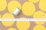 DEADSTOCK Japanese Fabric Big Dots - yellow - 50cm