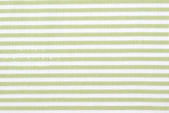 DEADSTOCK Japanese Fabric Yarn Dyed Stripes - green - 50cm